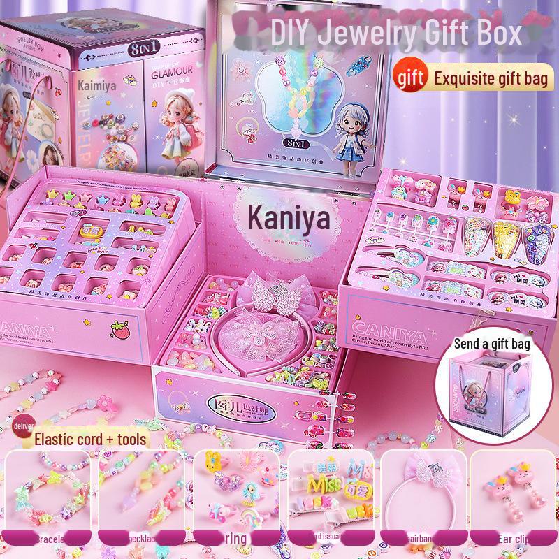 «Креативный набор украшений из бисера и аксессуаров для волос для девочек»