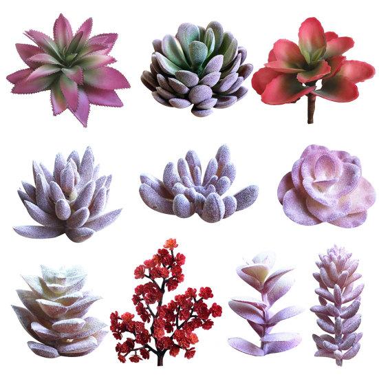 1шт искусственные суккулентные растения цветочная композиция DIY бонсай домашний декор для рабочего стола