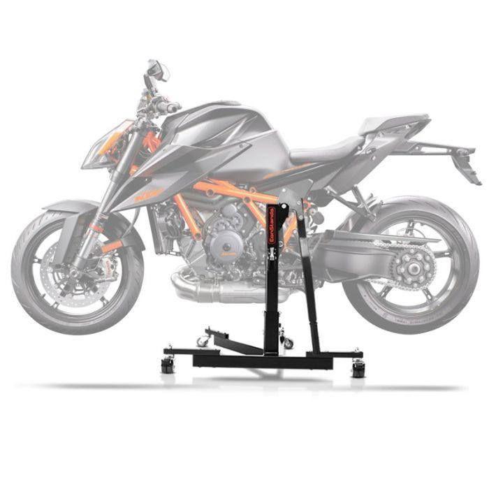 Lève moto centrale - ConStands Power-Evo - Compatible KTM 1290 Super Duke R - Capacité 300 kg - Léger 17 kg