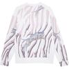 Puma Толстовка с круглым вырезом в полоску с металлическим логотипом X Kōzan-Ki FW23, топы унисекс, белые 622614-02