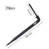50PCS Bend Arrow Dripper Micro Drip Irrigation Kit Emitters Fit 3/5mm Hose Greenhouse Garden Potted Micro Watering System