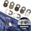 10Pcs Trousers Pants Stretch Waist Extension Metal Elastic Jeans Button Universal Spring Button