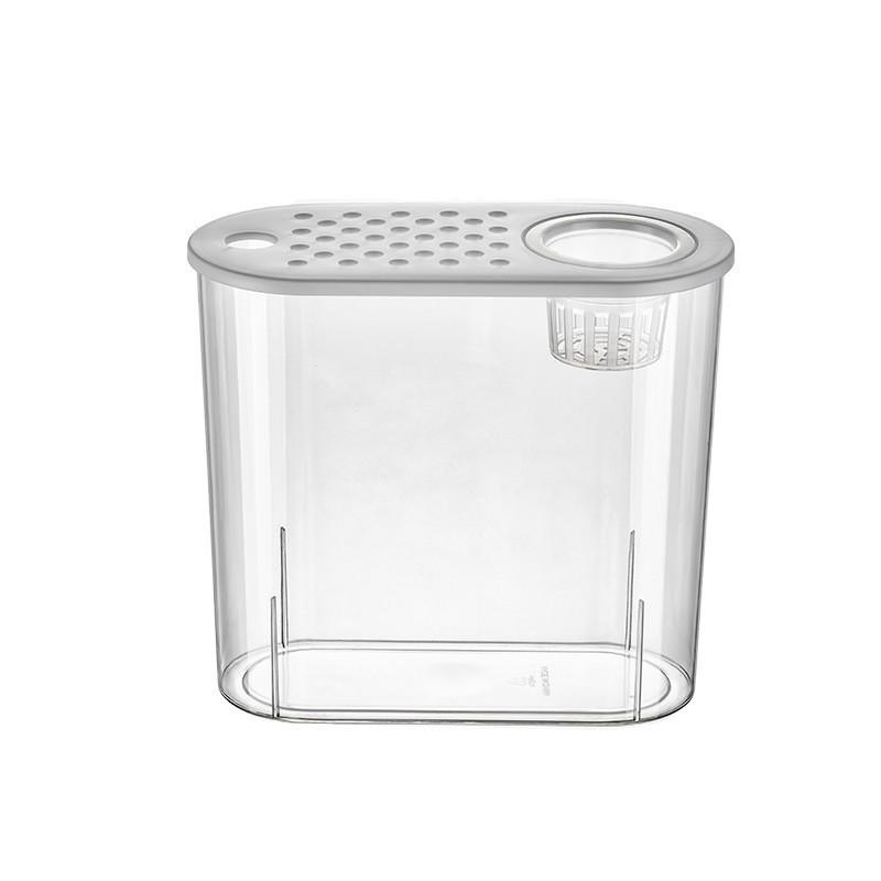 Clear Plastic Fish Tank for Desktop Landscaping - Turtle, Goldfish, Micro Ecosystem Aquarium