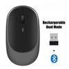 Wireless Mouse Blueteeth 2.4G Portable Silent Ergonomic Mice For Laptop iPad Tablet Notebook Mobile Phone Office Gaming Mouse