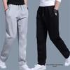 Men's Straight-Leg Loose Casual Sports Pants for All Seasons - Plus Size Running Sweatpants