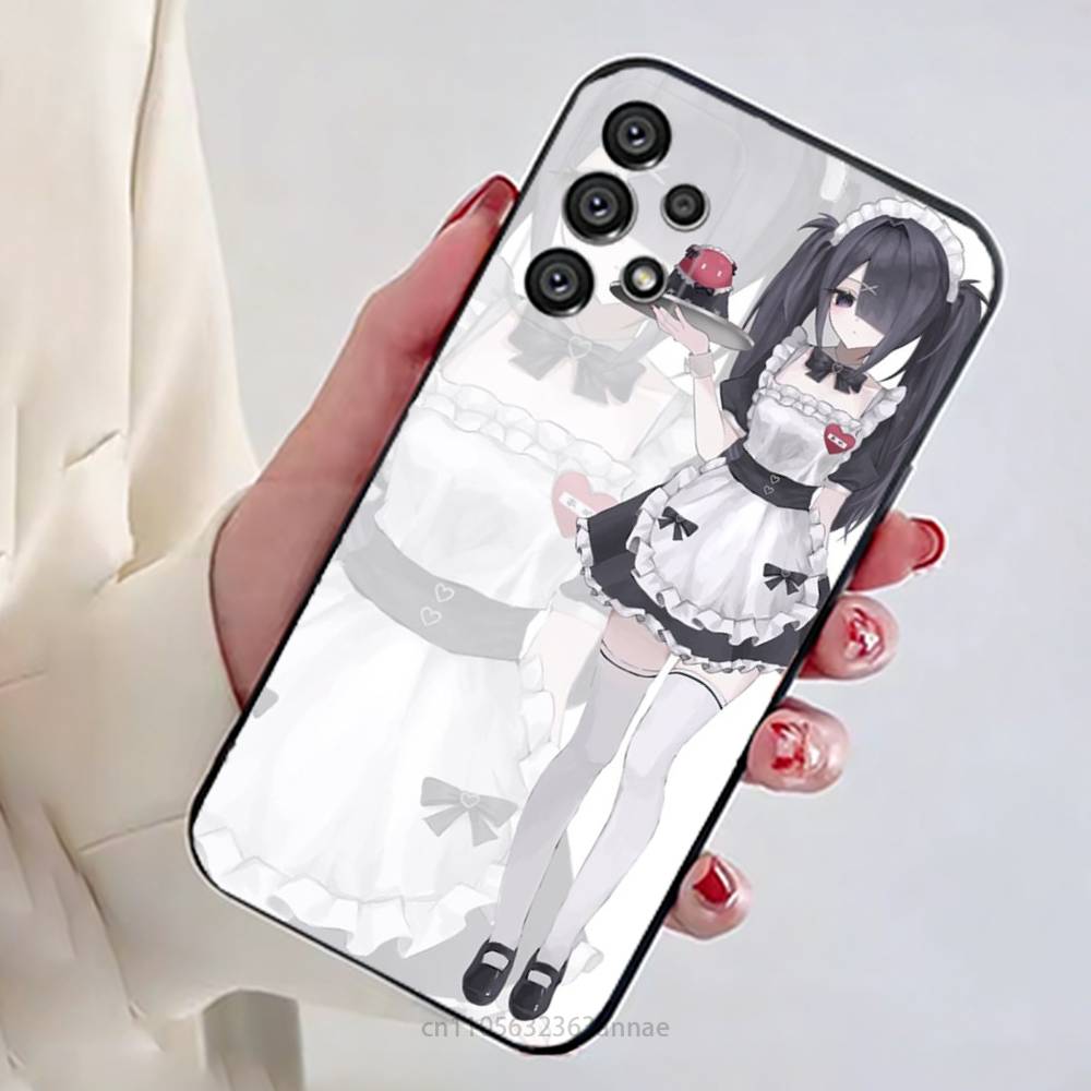 Чехол для телефона игры Needy Girl Overdose для Samsung Galaxy A13, 21s, 22, 31, 32, 52, 53, 71, 80, A91 Мягкий черный корпус