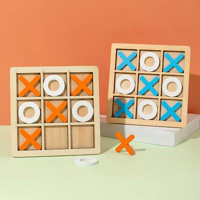 Классическая настольная игра Практика координации рук и глаз Игра крестики-нолики Ранняя развивающая игрушка Игра Монтессори для детей Дети