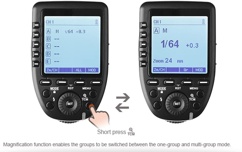 Изделие со знаком технического соответствия и инструкцией на японском языке. Беспроводная система синхронизации вспышек Godox High Speed Sync X с большим ЖК-экраном.