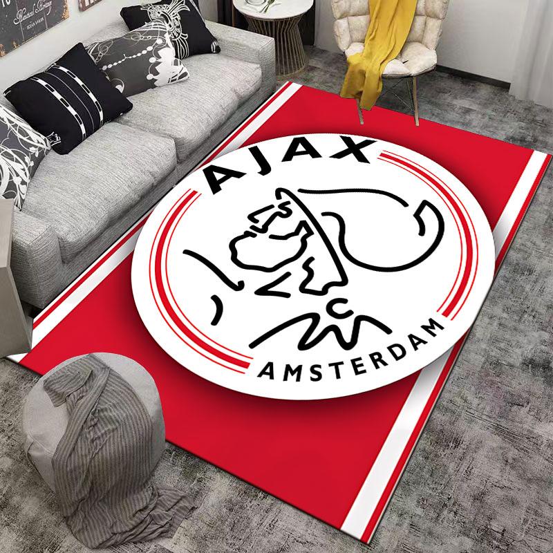 Ajax Amsterdam Logo Carpet suitable as a non-slip mat for the living room or bedroom sofa