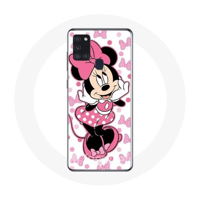 Samsung Galaxy A21S Case Minnie Mouse Cute Cartoon Pink