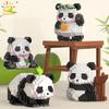 Mini Cute Panda Micro Building Blocks 3D Diamond Model Animals Bricks DIY City Construction Toys for Children Kids