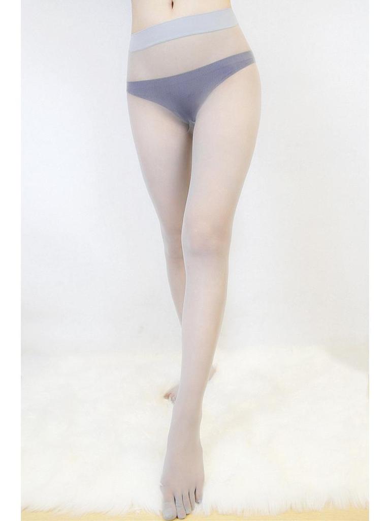 Мужские ультратонкие бархатные сексуальные чулки Qinghe: Бесшовные колготки с пятью пальцами в комплекте с JJ