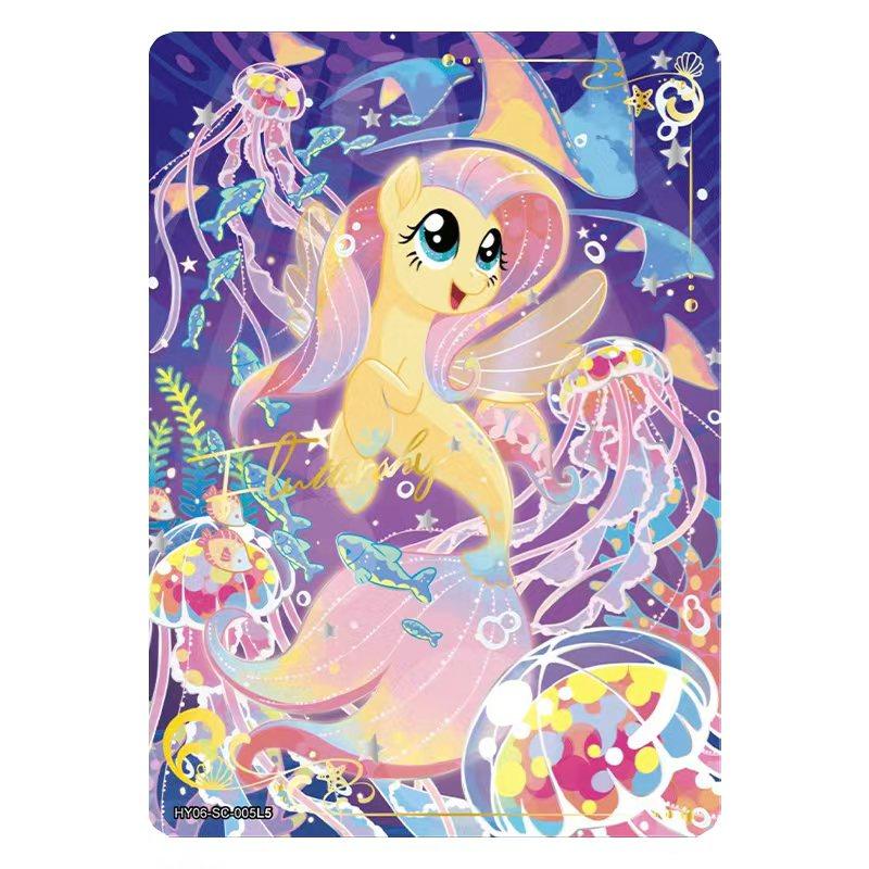 Genuine My Little Pony Card Friendship Eternal 6 7 8 Huiyue Series SC SLR SGR UR Cute Princess Anime Collectible Cards Toy