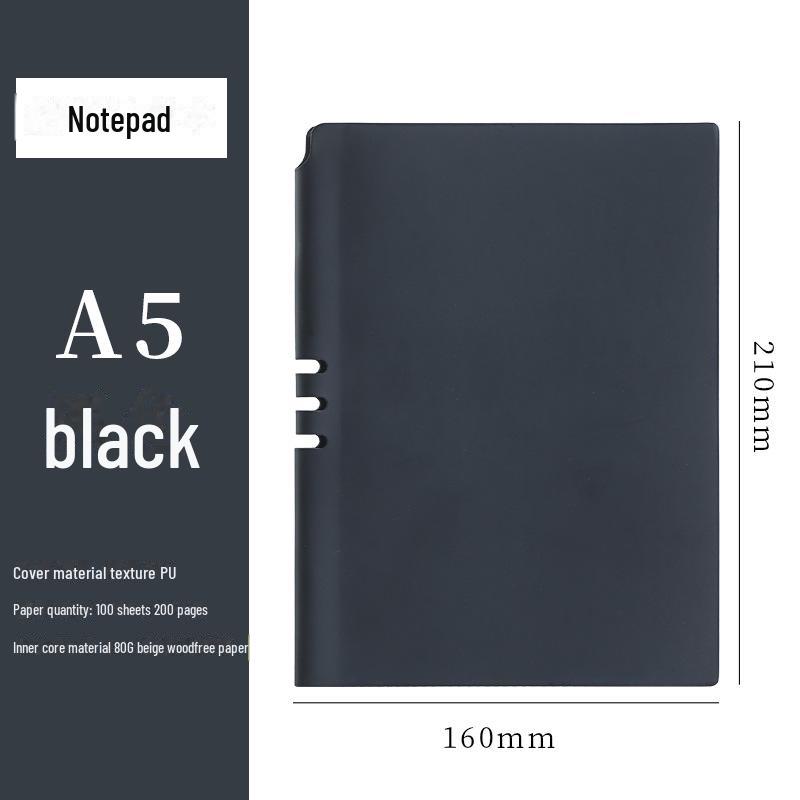 Мягкий кожаный блокнот формата А5: Творческий дневник чтения и бизнеса для студентов колледжей