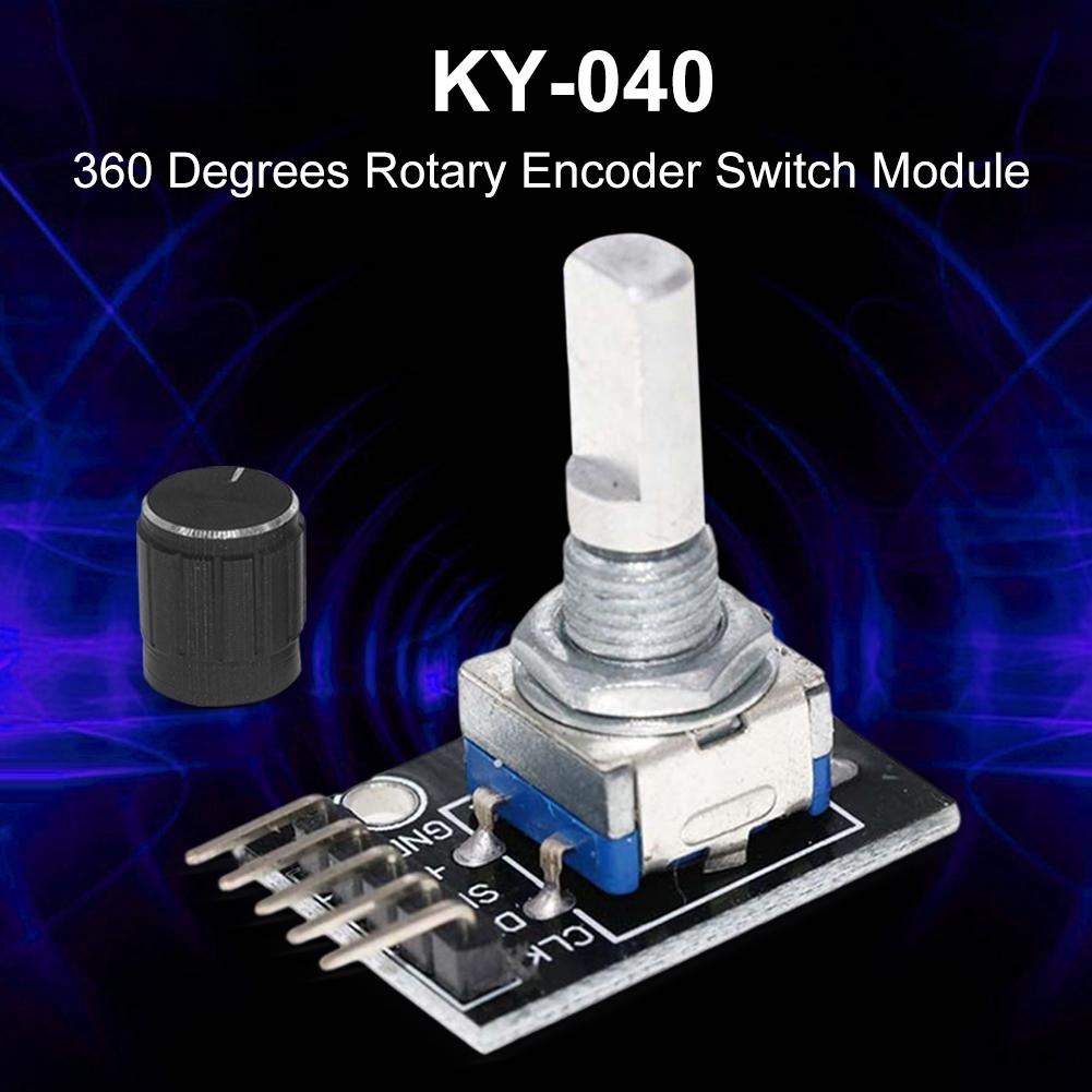 1-10 шт. HW-040 Модуль переключателя поворотного энкодера 360 градусов 5V Модуль поворотного энкодера Плата разработки датчика Brick