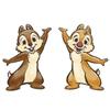 YANOMAN In 269 Piece Jigsaw Puzzle Silhouette Disney Comes with Piece Request Postcard Included [Made Japan] -Chip & Dale- (32.9x44.2cm) 31-07 Glue,
