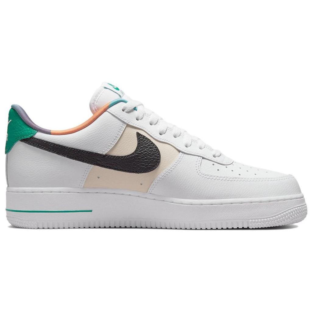 Nike Air Force 1 Low 07 LV8 EMB Белые Малахитовые Мужские Кроссовки Жемчужно-Белые DM0109-100