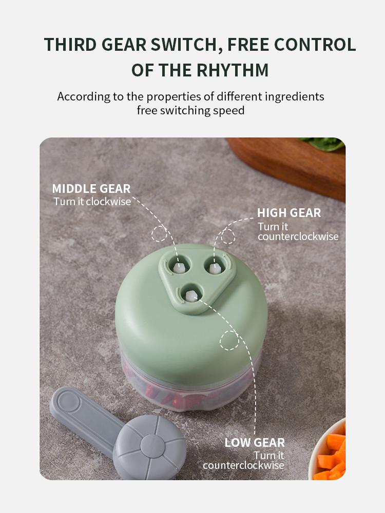 Manual Meat Mincer Garlic Chopper Rotate Garlic Press Crusher Vegetable Onion Cutter Kitchen Food Processing Accessories