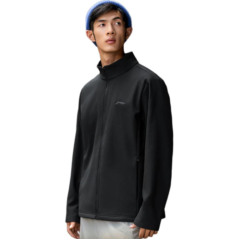 Li Ning Outdoor CF Shell Три-в-одном Флисовая подкладка Теплая Водоотталкивающая Спортивная Ветровка Мужские куртки AWBV113-3