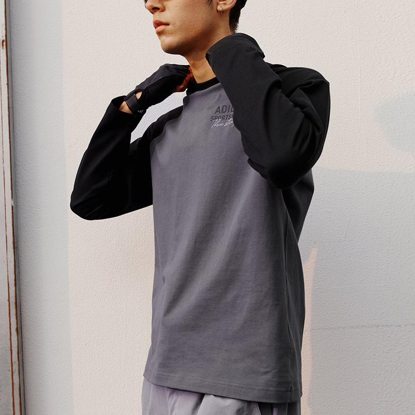 Adidas T Shirt Unisex Dark Gray/Black