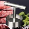 Burger Press Stainless Steel Burger Smasher Round Bacon Press Multifunctional Kitchen Tool for Beef Chicken Turkey