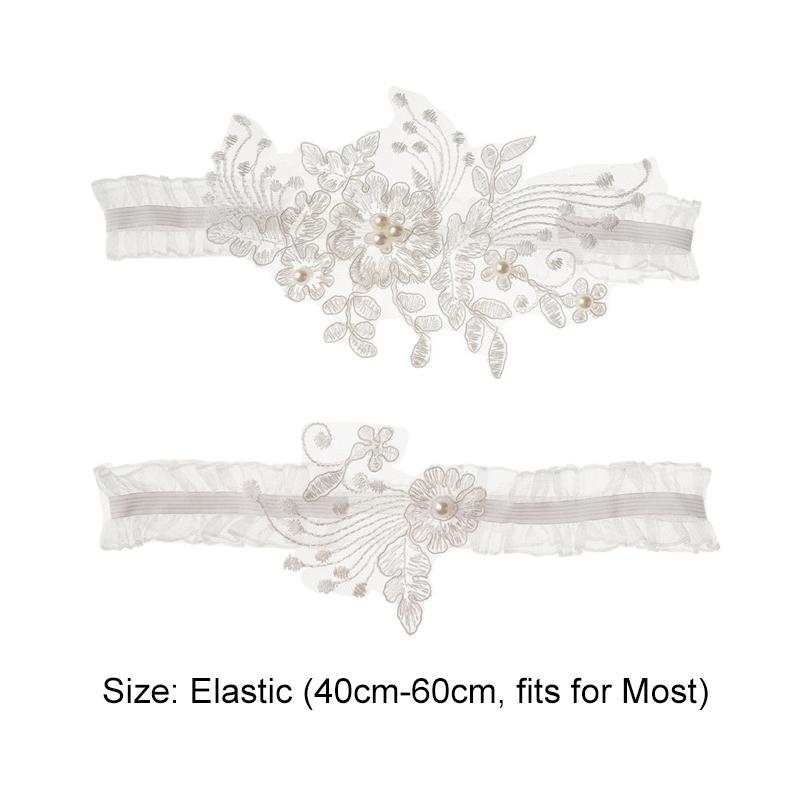 2 шт. свадебные подвязки для вечеринки, сексуальная фотография, кружевные цветы, жемчуг, аксессуары для ног, петли для ног