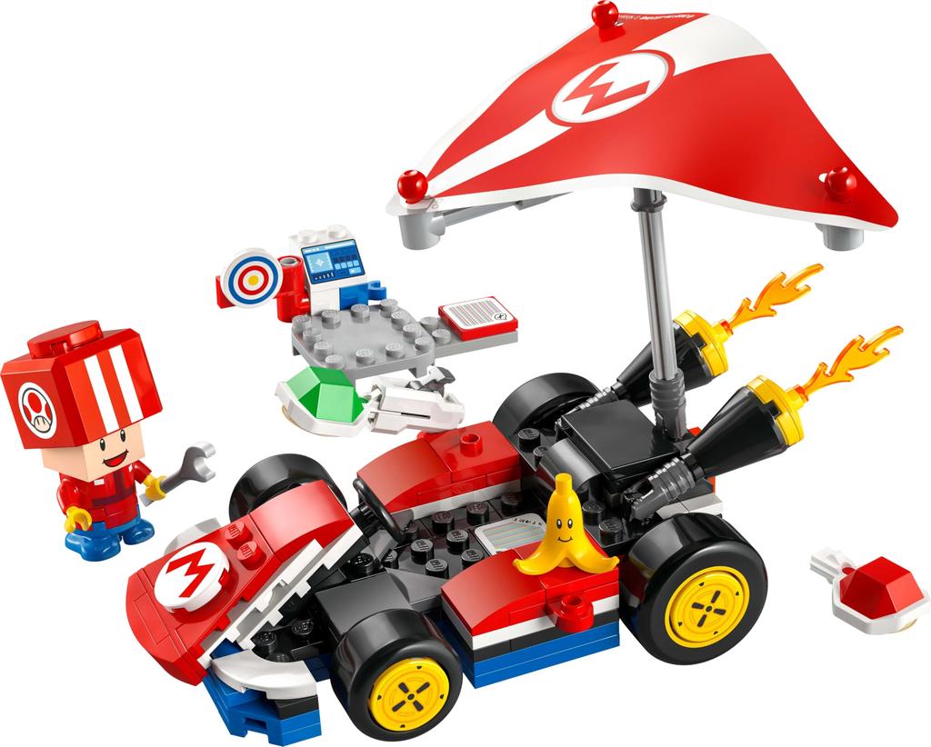 LEGO Super Mario Mario Kart™ – Стандартная карта Марио Карт, Игрушка, Подарок на день рождения, Конструктор, Мальчики, Девочки, Дети, Возраст 7, 8, 9, Начальная школа