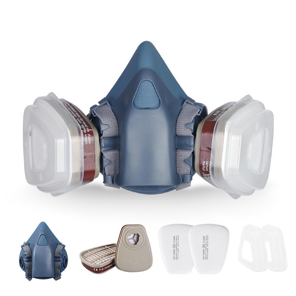 Силиконовый противогаз для защиты от покраски, пестицидов, химикатов и пожаров