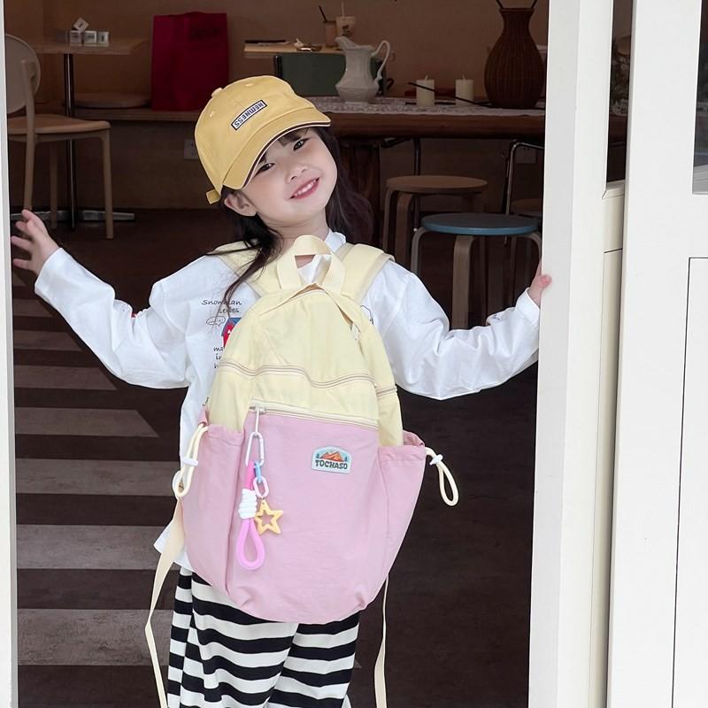 Delightful Backpack Nylon For Kids Featuring Whimsical Patterns And Soft Adjustable Straps