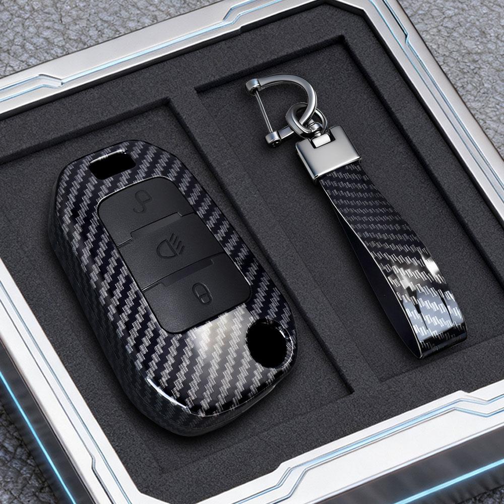 Пластиковый чехол-брелок с откидным лезвием для Peugeot 208 308 408 508 2008 3008 4008 5008 Для Citroen C3 C4 Cactus C6 C8 Аксессуары