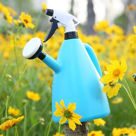 1000 мл распылитель воды утолщает пластиковую регулируемую насадку двойного назначения лейку для сада