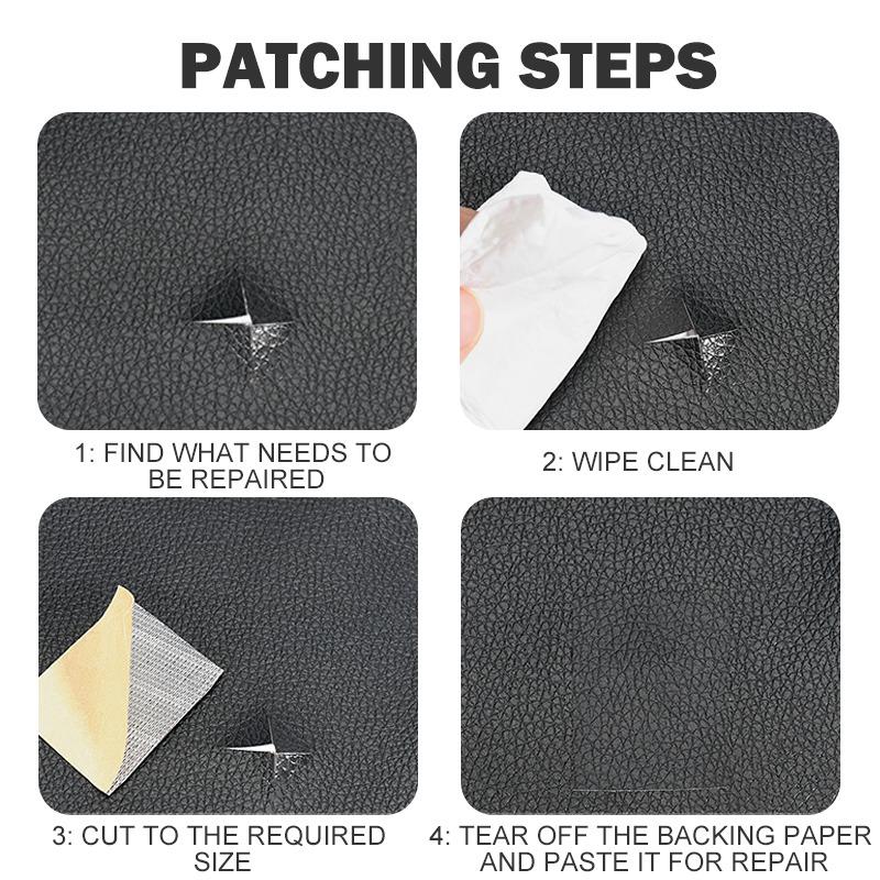 Self Adhesive Leather Stickers for Car Interior Seat Repair Patch Furniture Table Chair Sticker Home Sofa Seat Bag Shoe Fix