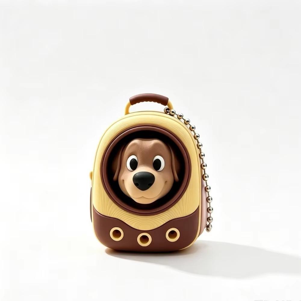 Cute Fidget Keychain 3D Printed Pendant Decoration Mini Pet Backpack Click toy Children
