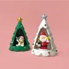 Christmas Santa Claus Cat Resin Ornaments Cute Christmas Tree Desktop Decor Japan Style Kawaii Gifts Figurines Wholesales 2026