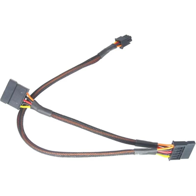 Кабель-удлинитель-переходник Mini 6Pin на 2x 15pin Улучшает подключение в рабочих станциях для материнских плат 3668 3650 3268 3660