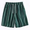 Men's Summer Shorts Casual Fashion Plus Size Elastic Waist Stripe Shorts for Men Clothes