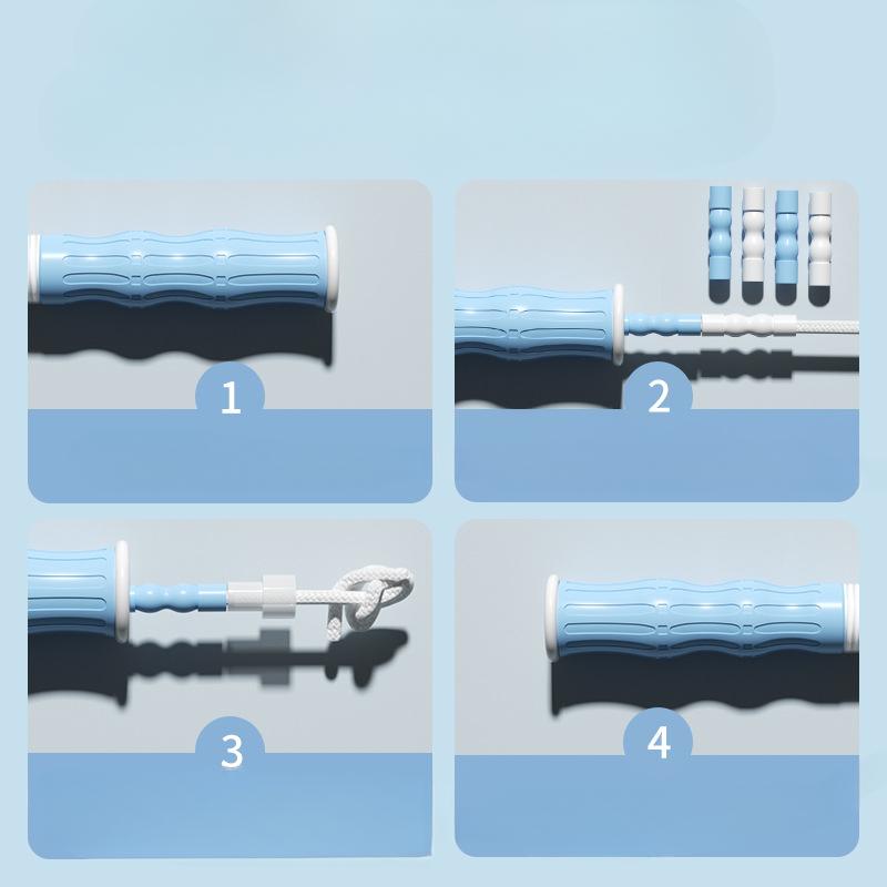 Фирменная детская бамбуковая скакалка с регулируемым именем для учеников начальной и средней школы в классе