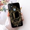 For Infinix Hot 10 Case Cover Luxury A-Z Letters 2D Painted Silicone Bumper For Infinix Hot10 X682B X682C Casing