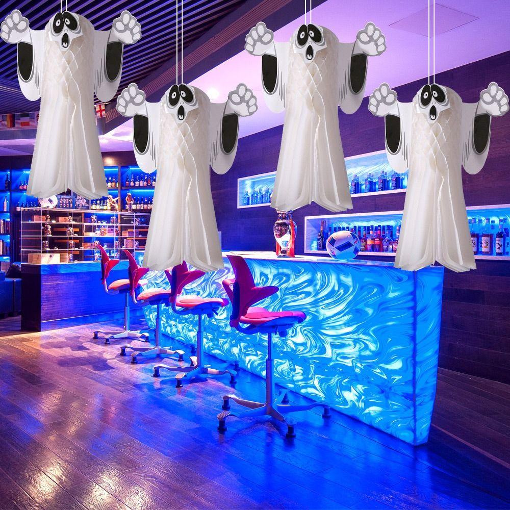 DIY Door Pendant Movable Hanging Halloween Ghost Halloween Hanging Ornament  Indoor