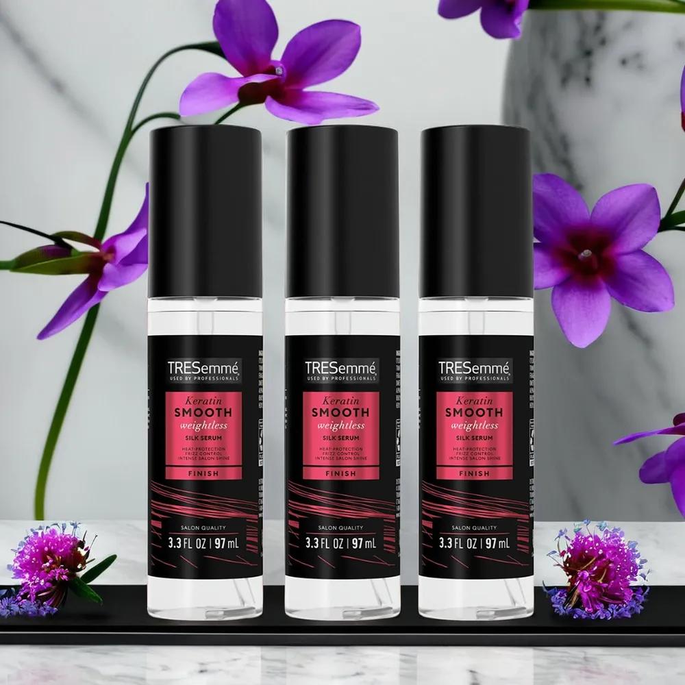 TRESEMME Кератиновое шелковое сыворотка для питания волос с эффектом гладкости и блеска 97 мл (3 куска)