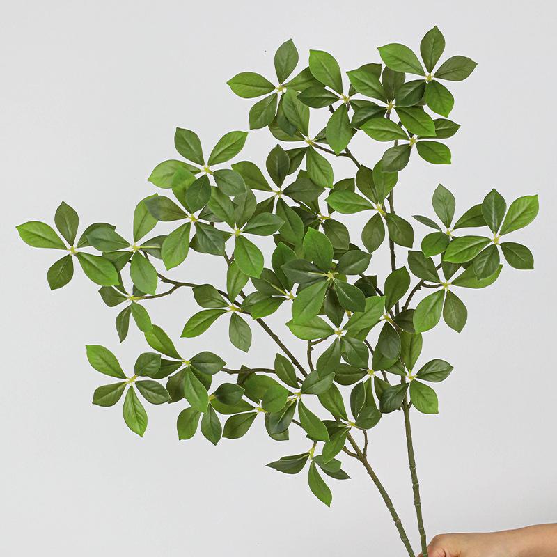 Gardenia Leaf and Flower Artificial Greenery for Home Decoration - Forest Style Wall Decor