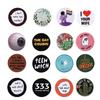 Unique And Eyecatching Cartoon Character Alloy Badge For Personalized Style And Decor