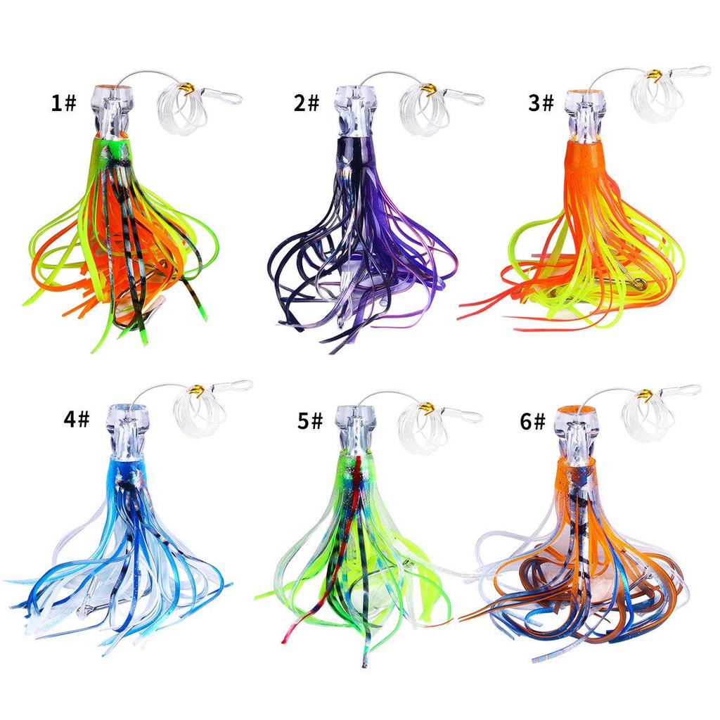 9-Inch Bionic Octopus Soft Bait Lure for Tuna & Sea Fishing - 6 Colors