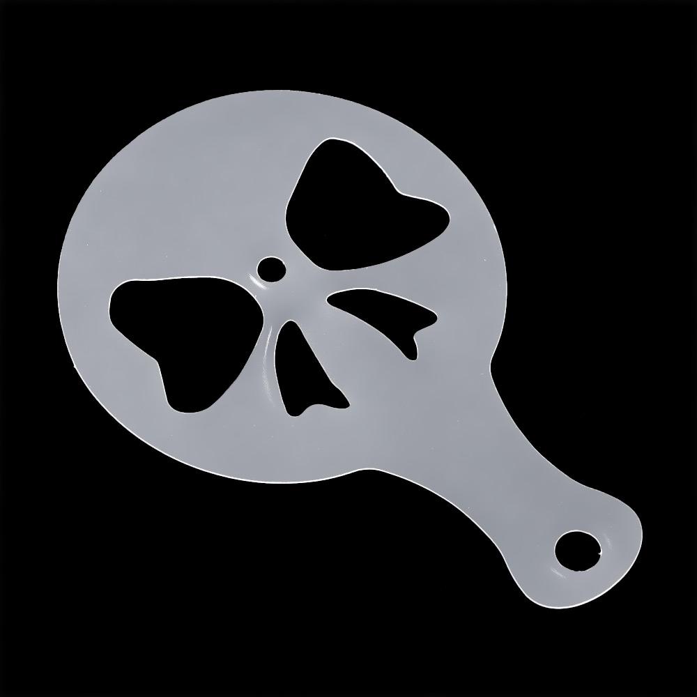 16 шт. DIY Инструмент для пенки латте-кейка Трафареты для кофейного искусства Декорирование капучино