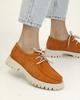 Туфли замшевые 4972847 36 оранжевые