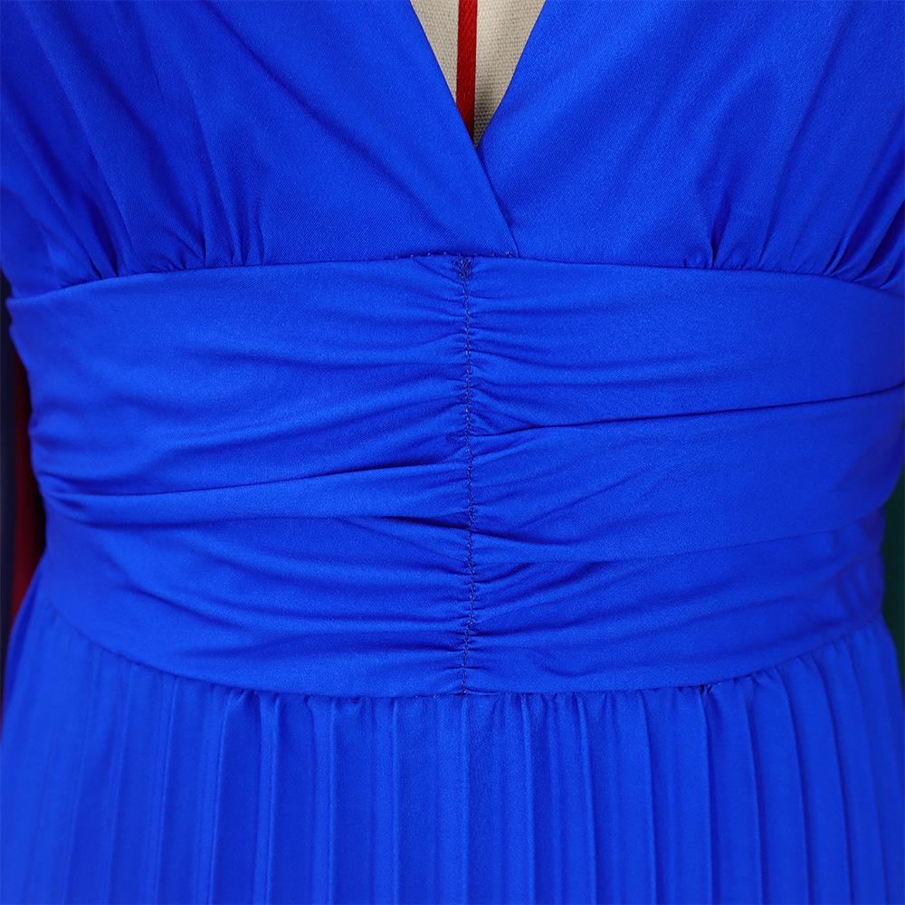 Sexy Backless Gradient Strap Dress Fashionable Long Dress for Summer