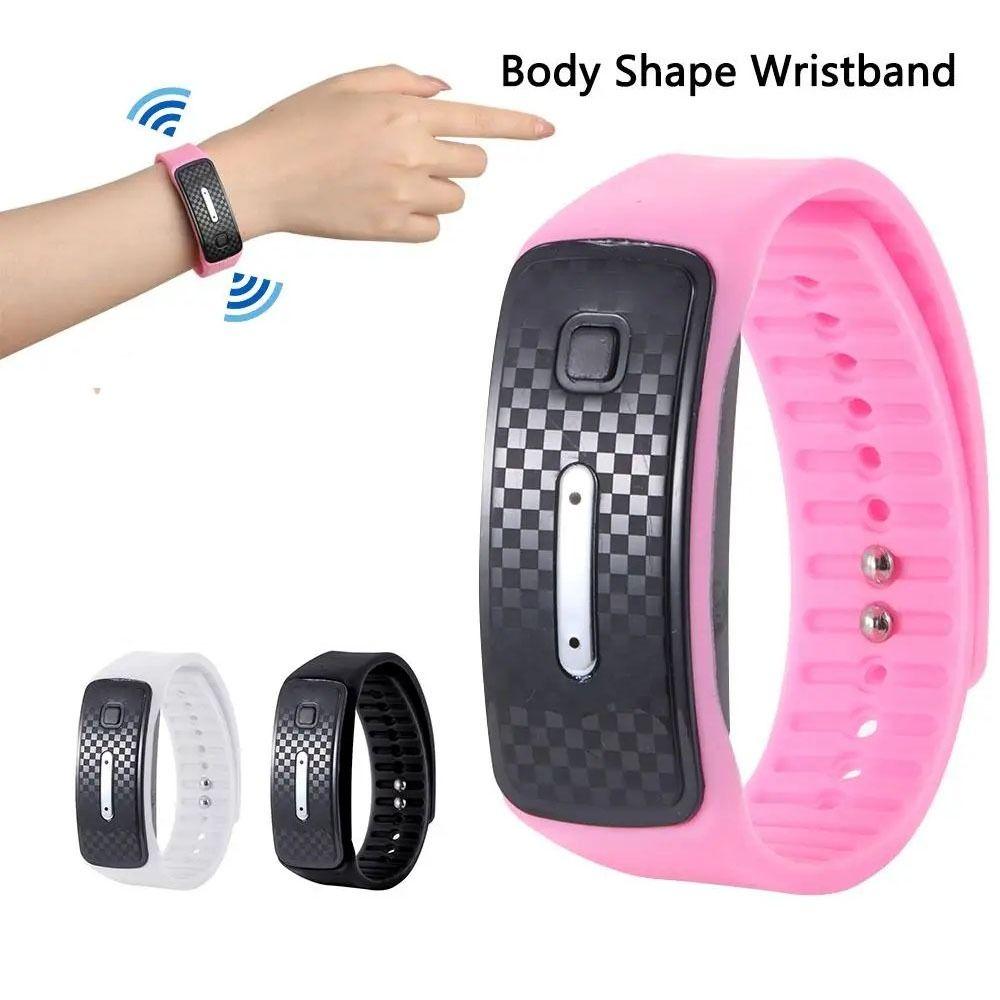 Ultrasonic Bracelet Mosquito Repellent Wristbands Magnetic Fitness Pedometer Wristbands Health