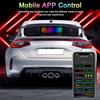 Smart LED Pixel Matrix Display Screen Soft Panel Car Devil Eyes Light DIY Text Pattern with APP Control for Car Windshield