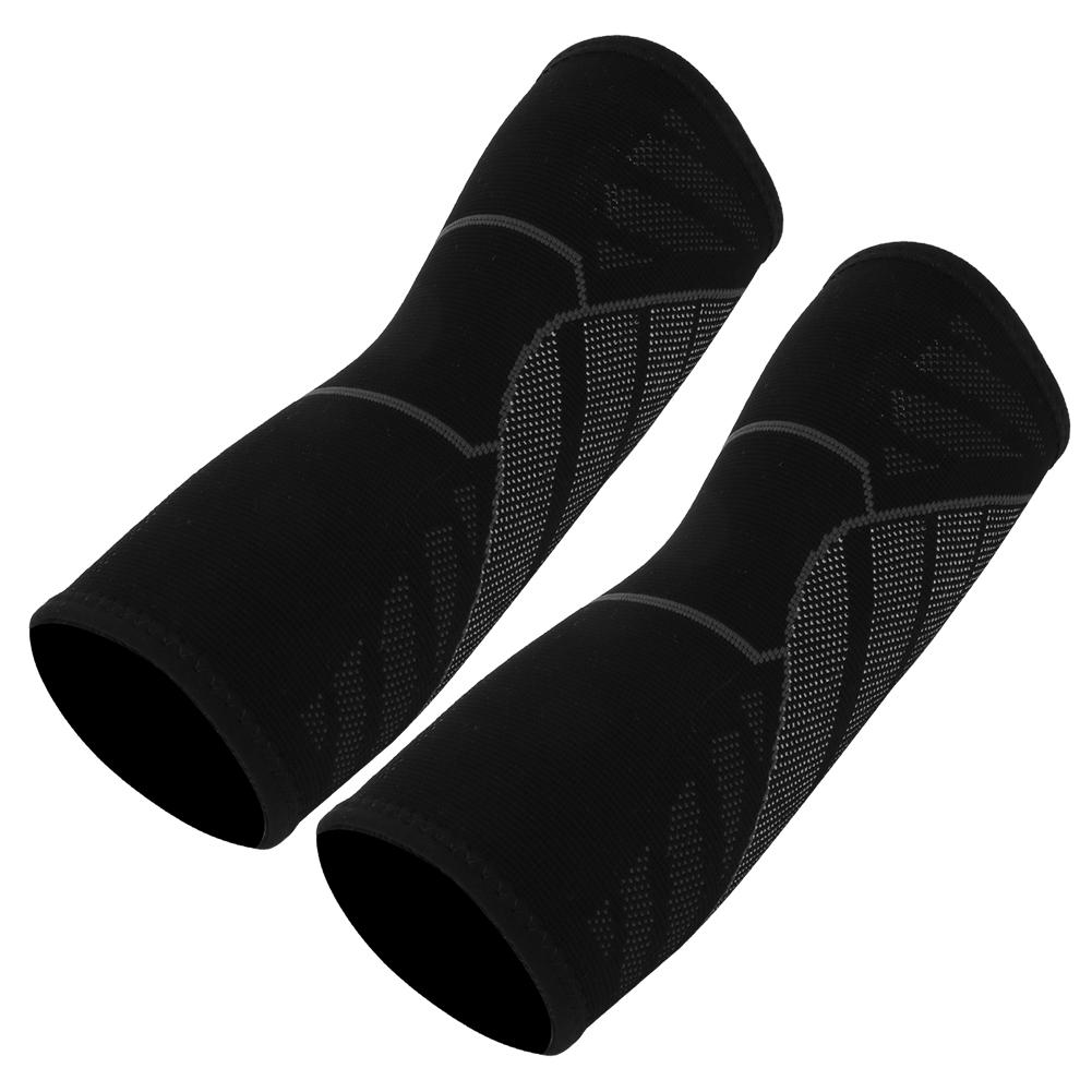 2 шт. Нейлоновый вязаный налокотник, компрессионный пояс, дышащая защита, универсальный, для занятий спортом на открытом воздухе S