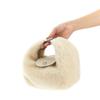 Longchamp Le Pliage Shearling Soft Wool Leather Mini Tote Bag Women Tote Bag Ivory 10291HIF037